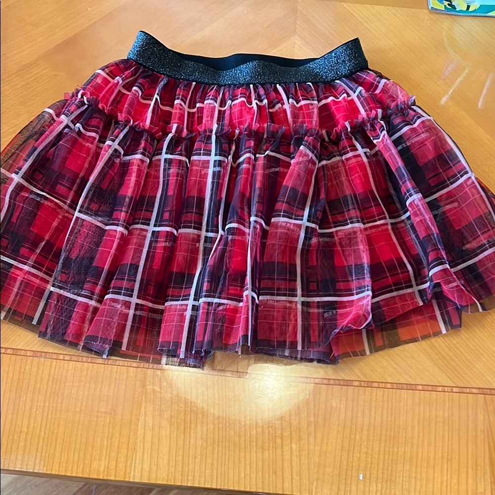 Garanimals Red and Black Mini Bubble Skirt